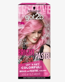 Got2b Color Com Bright Pastel 093 Shocking Pink - Got2b Pink Hair Dye, HD Png Download, Transparent PNG