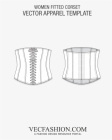 Women Corset Vector Template - Ap, HD Png Download, Transparent PNG