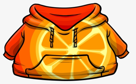 Club Penguin Rewritten Wiki - Juice Wrld Hoodie Orange, HD Png Download, Transparent PNG