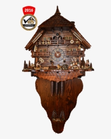 8 Day Swiss Style Farmhouse - Swiss Cuckoo Clock, HD Png Download, Transparent PNG