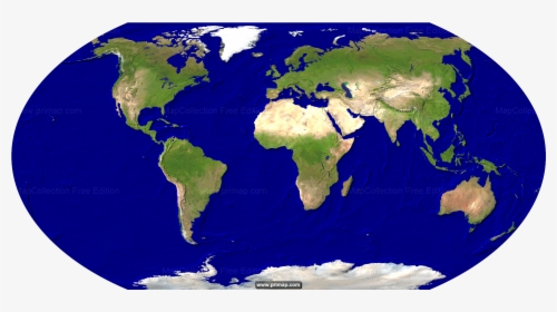 World Map Satellite Png, Transparent Png, Transparent PNG