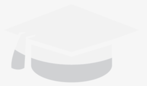 Graduation Hat - White - Graduation, HD Png Download, Transparent PNG