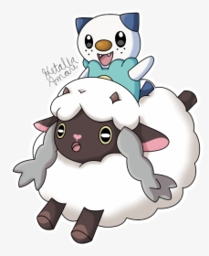 Oshawott And Wooloo, HD Png Download, Transparent PNG