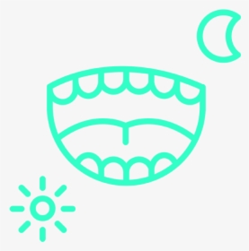 Mouth With Sun And Moon - Bank Vault Door Clip Art Black And White, HD Png Download, Transparent PNG