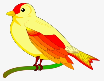 Yellow Bird Clipart Png - Animated Pictures Of Bird, Transparent Png, Transparent PNG