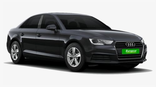 Audi With A4 Back Site Black Colour, HD Png Download, Transparent PNG