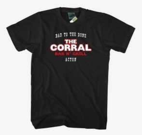 Terminator 2 Judgement Day Inspired The Corral Bar - Discharge Logo Shirt, HD Png Download, Transparent PNG