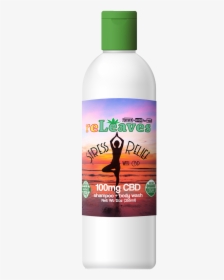 12oz Releaves 100mg Cbd Stress Relief Shampoo Body - Bottle, HD Png Download, Transparent PNG