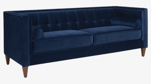 Blue Couch Png - Blue Velvet Sofa Png, Transparent Png, Transparent PNG