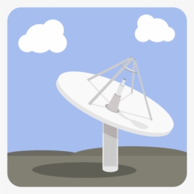 Cartoon Satellite Dish Png, Transparent Png, Transparent PNG