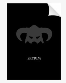 Minimalist Games - Skyrim - Graphic Design, HD Png Download, Transparent PNG