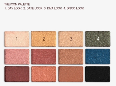 The Legendary Eyes Icon Palette Swatch - Charlotte Tilbury The Icon Palette, HD Png Download, Transparent PNG