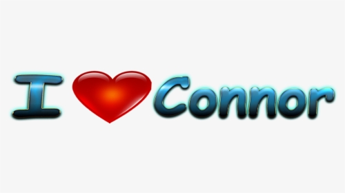Connor Love Name Heart Design Png - Heart Mona Name, Transparent Png, Transparent PNG