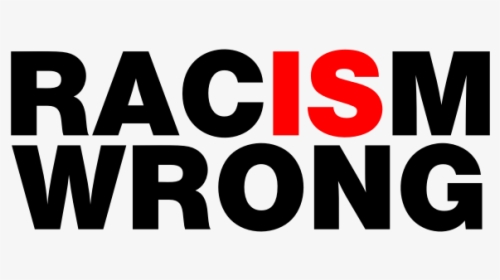 Racism Is Wrong, Typography - Graphics, HD Png Download, Transparent PNG