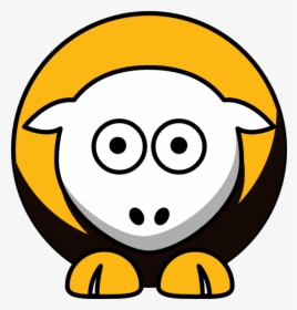 Yellow Sheep Clipart, HD Png Download, Transparent PNG
