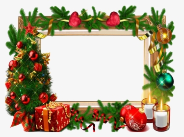 Free Christmas Photo Frames - Transparent Christmas Frame Png, Png Download, Transparent PNG