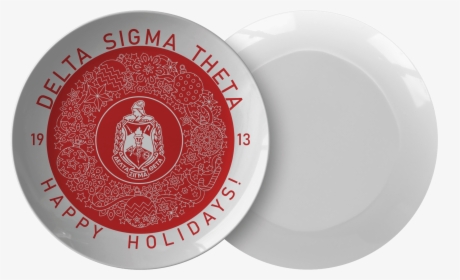 Delta Sigma Theta Christmas Plate , Png Download - Delta Sigma Theta, Transparent Png, Transparent PNG
