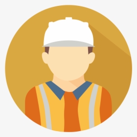 Workers Clipart Cement Worker - Construction Worker Icon Png, Transparent Png, Transparent PNG