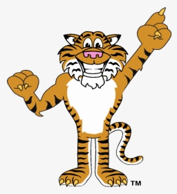 Plaza Middle School Tigers Clipart , Png Download - Cartoon Tiger Standing Up, Transparent Png, Transparent PNG