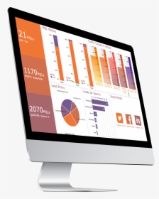 Desktop Showing Key Performance Indicators On Marketing, HD Png Download, Transparent PNG