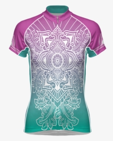 Serenity Women S Colorful Evo Cycling Jersey - Active Shirt, HD Png Download, Transparent PNG