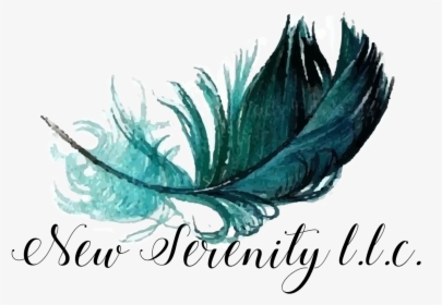 New Serenity L - Watercolour Feather, HD Png Download, Transparent PNG