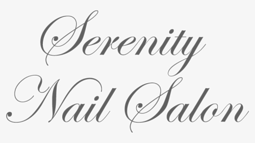 Serenity Nail Salon - Calligraphy, HD Png Download, Transparent PNG
