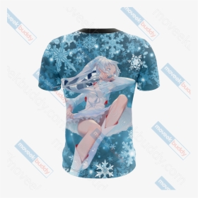 Rwby Weiss Schnee 3d T-shirt - Illustration, HD Png Download, Transparent PNG