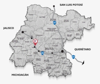Mapa De Irapuato Guanajuato, HD Png Download, Transparent PNG