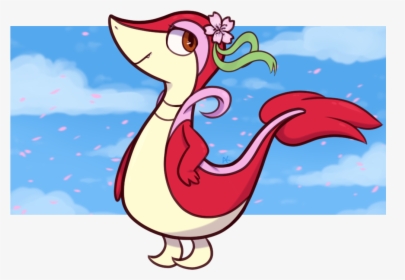 Cherry The Snivy - Cartoon, HD Png Download, Transparent PNG