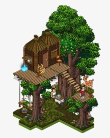 Easter Treehouse Bundle - Habbo Room Treehouse, HD Png Download, Transparent PNG