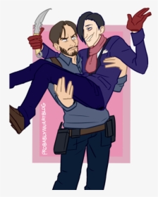 Evil Within 2 Sebastian X Stefano Cute, HD Png Download, Transparent PNG