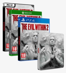 Evil Within 2 Steelbook , Png Download - Evil Within 2 Pc Game Cover, Transparent Png, Transparent PNG