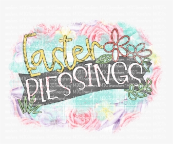 Easter Blessings - Floral Design, HD Png Download, Transparent PNG