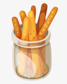 Фотки Food Clips, Food Illustrations, Illustration - Bread Stick Clipart, HD Png Download, Transparent PNG