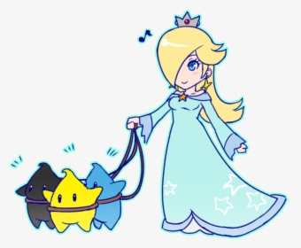 Figuring Out How To Draw Chibis Starting With Rosie~ - Chibi Rosalina And Luma, HD Png Download, Transparent PNG