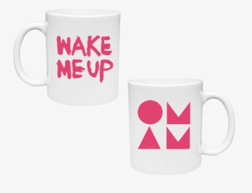 Wake Me Up White & Pink Mug - Mug, HD Png Download, Transparent PNG