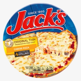 Jack S Original Thin Crust - Jack's Cheese Pizza Nutrition Label, HD Png Download, Transparent PNG