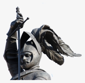 Knight Statue Sword Free Photo - Middle Age Knights Sculpture, HD Png Download, Transparent PNG