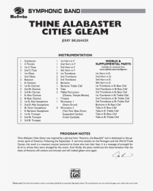 Thine Alabaster Cities Gleam Thumbnail - Alfred Music, HD Png Download, Transparent PNG