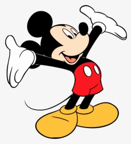 Rock Star Mickey Mouse Clipart Jpg Free Stock Aqui - Mickey Mouse White Background, HD Png Download, Transparent PNG