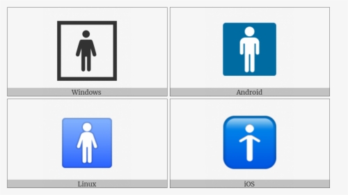Mens Symbol On Various Operating Systems - Mens Toilet, HD Png Download, Transparent PNG