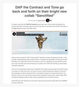 Com/2018/05/01/dap The Contract And Tone Go Back And, HD Png Download, Transparent PNG
