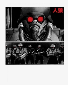 Jin Roh - Panzer Cops - Black - Thumbnail - Kerberos - Jin Roh Kerberos Panzer Cops Transparent, HD Png Download, Transparent PNG