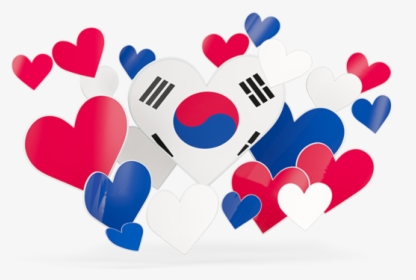 Flying Heart Stickers - South African Flag Hearts, HD Png Download, Transparent PNG