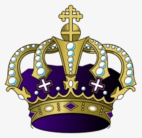 Purple Crown Hi - Mardi Gras Crown Clip Art, HD Png Download, Transparent PNG