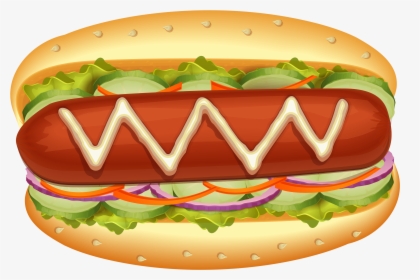 Hotdog Food Clip Art, HD Png Download, Transparent PNG