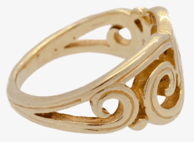 James Avery 14k Yellow Gold Gentle Wave Swirl Ring - Body Jewelry, HD Png Download, Transparent PNG