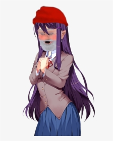 Ddlc Yuri With Knife, HD Png Download, Transparent PNG