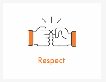 A Simple Drawing Of Two Fists Bumping - Respect Bumping Fist Quotes, HD Png Download, Transparent PNG